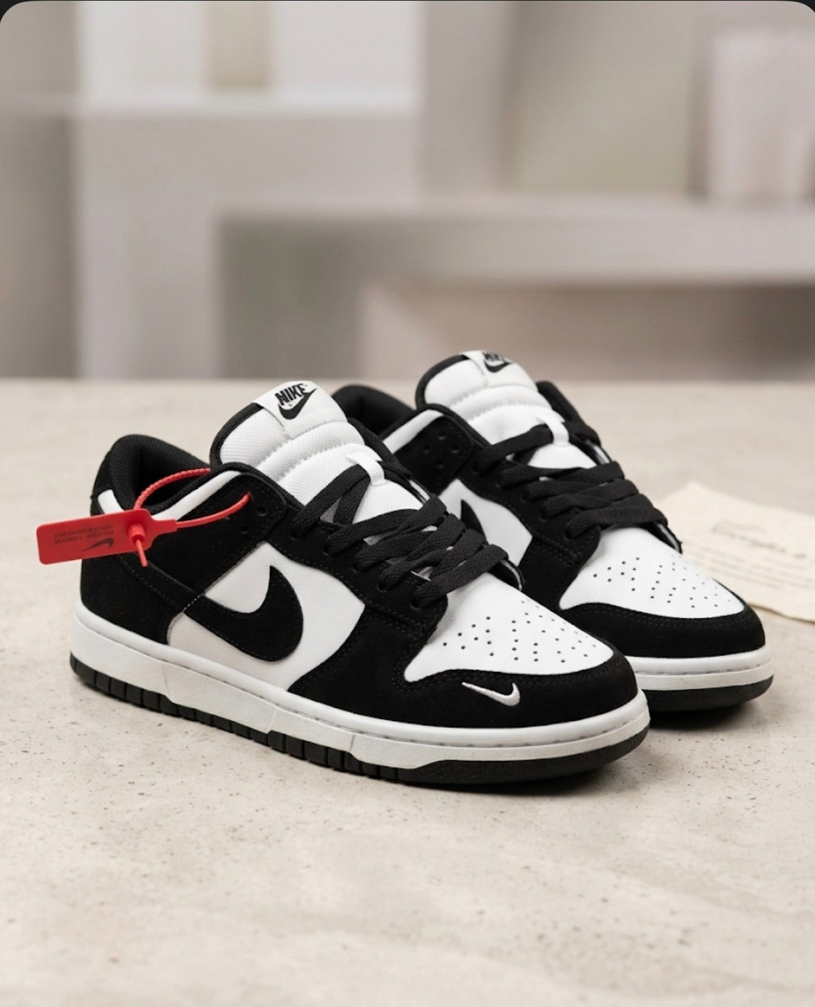 Nike Dunk Low Panda Suede & Leather
