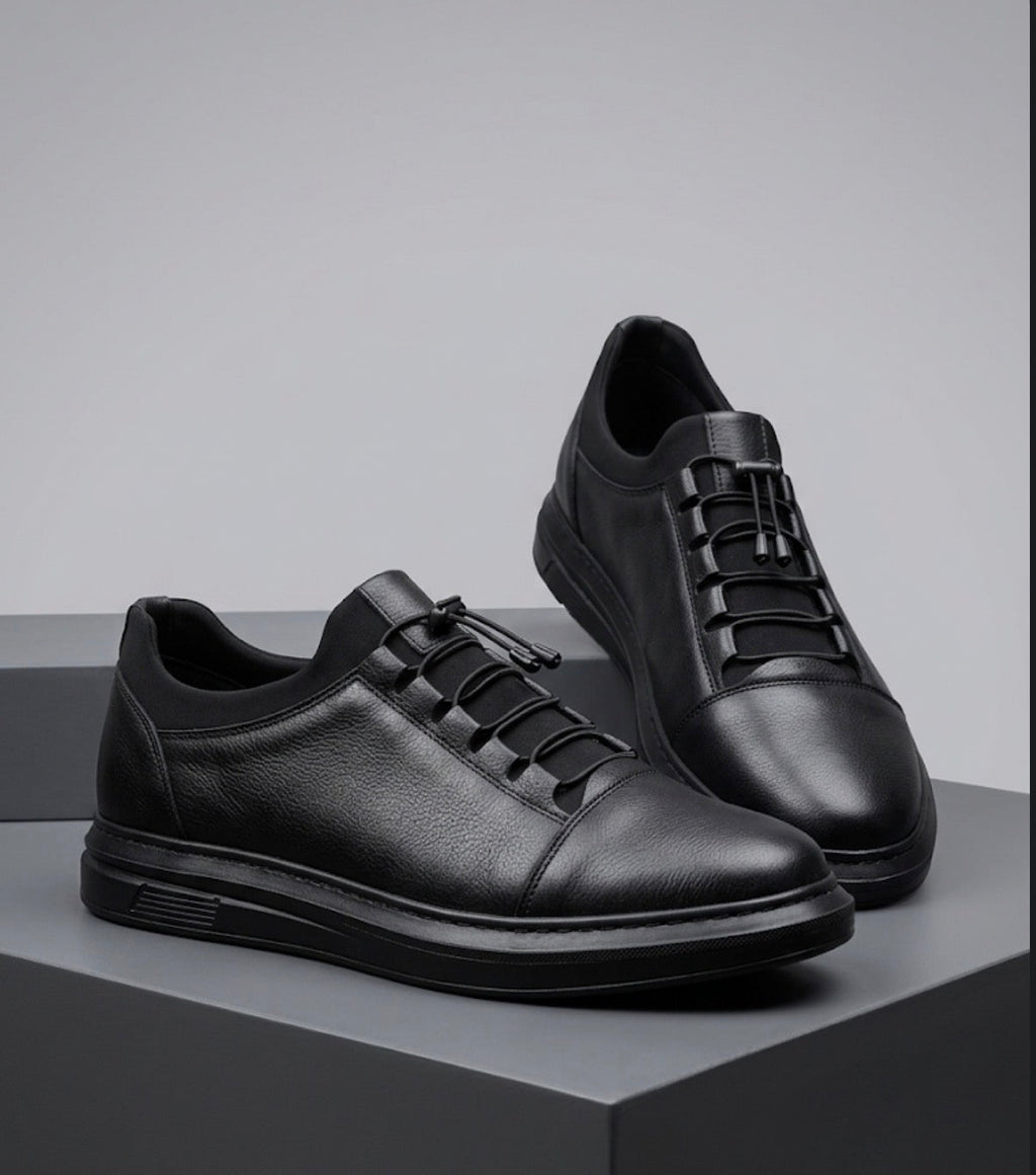 Büyük Numara Erkek Hakiki Deri Sneaker