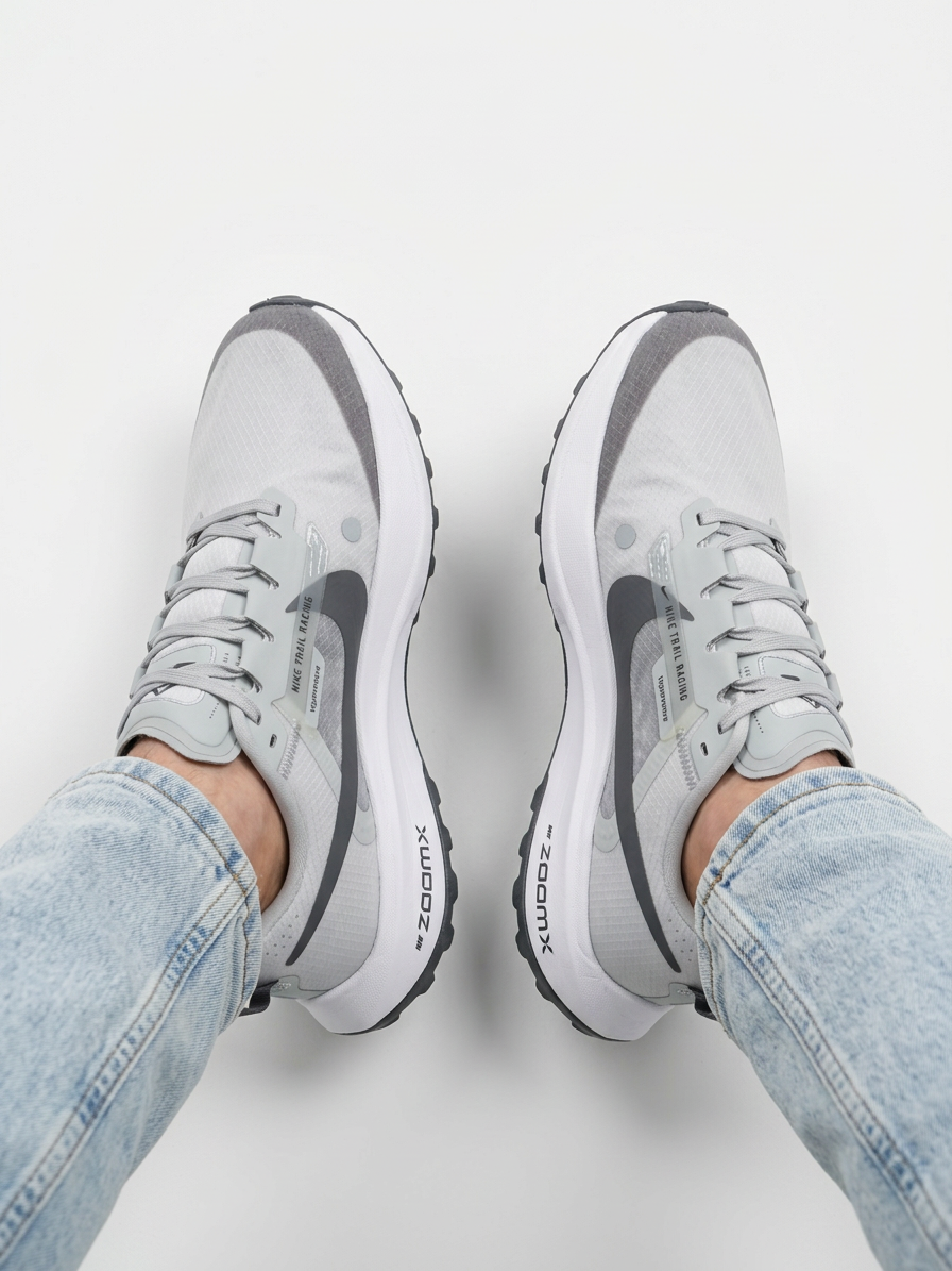 Nike ZoomX Trail Racing Erkek Spor Ayakkabı – Gri
