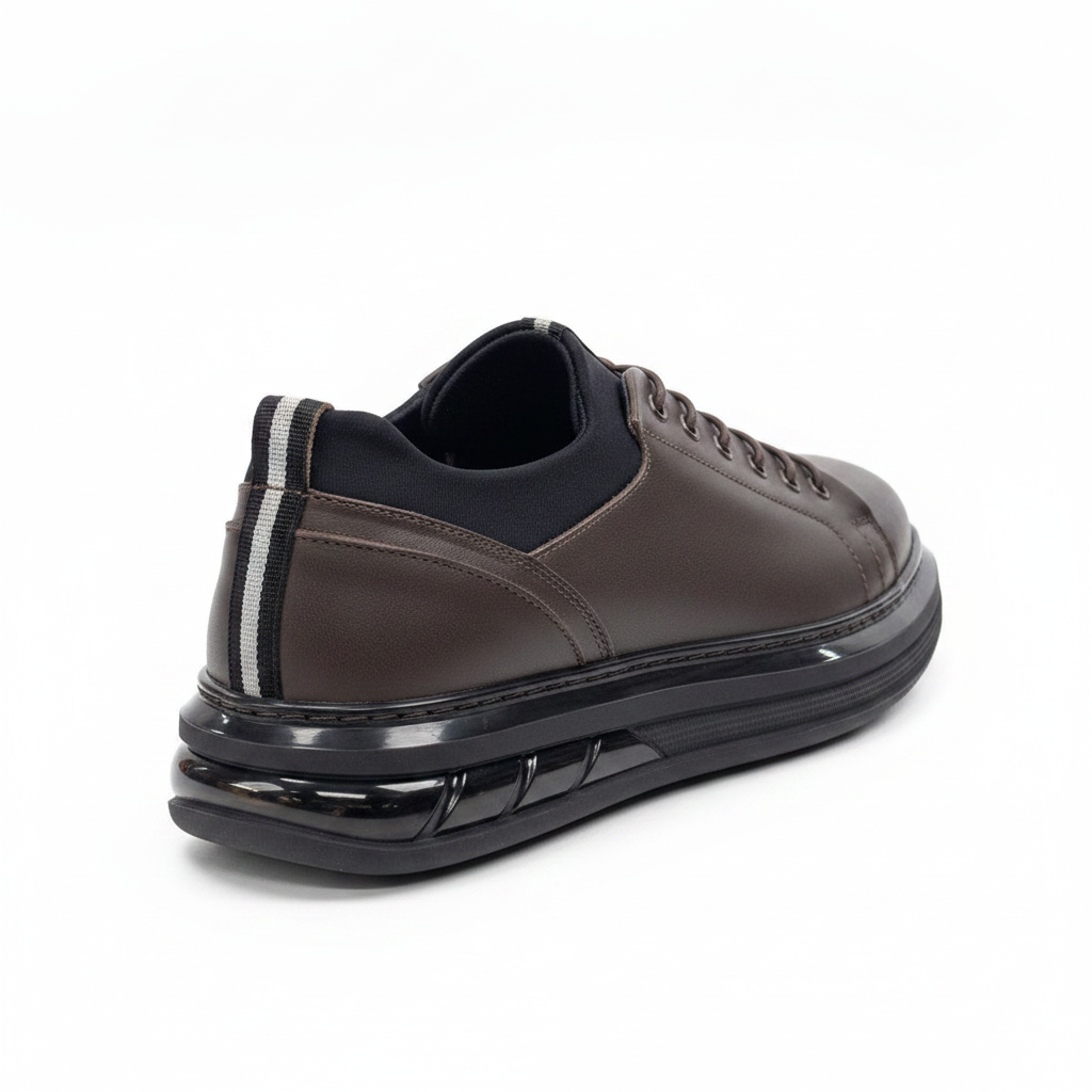 Dericibey Hakiki Deri Sneaker – Kahverengi