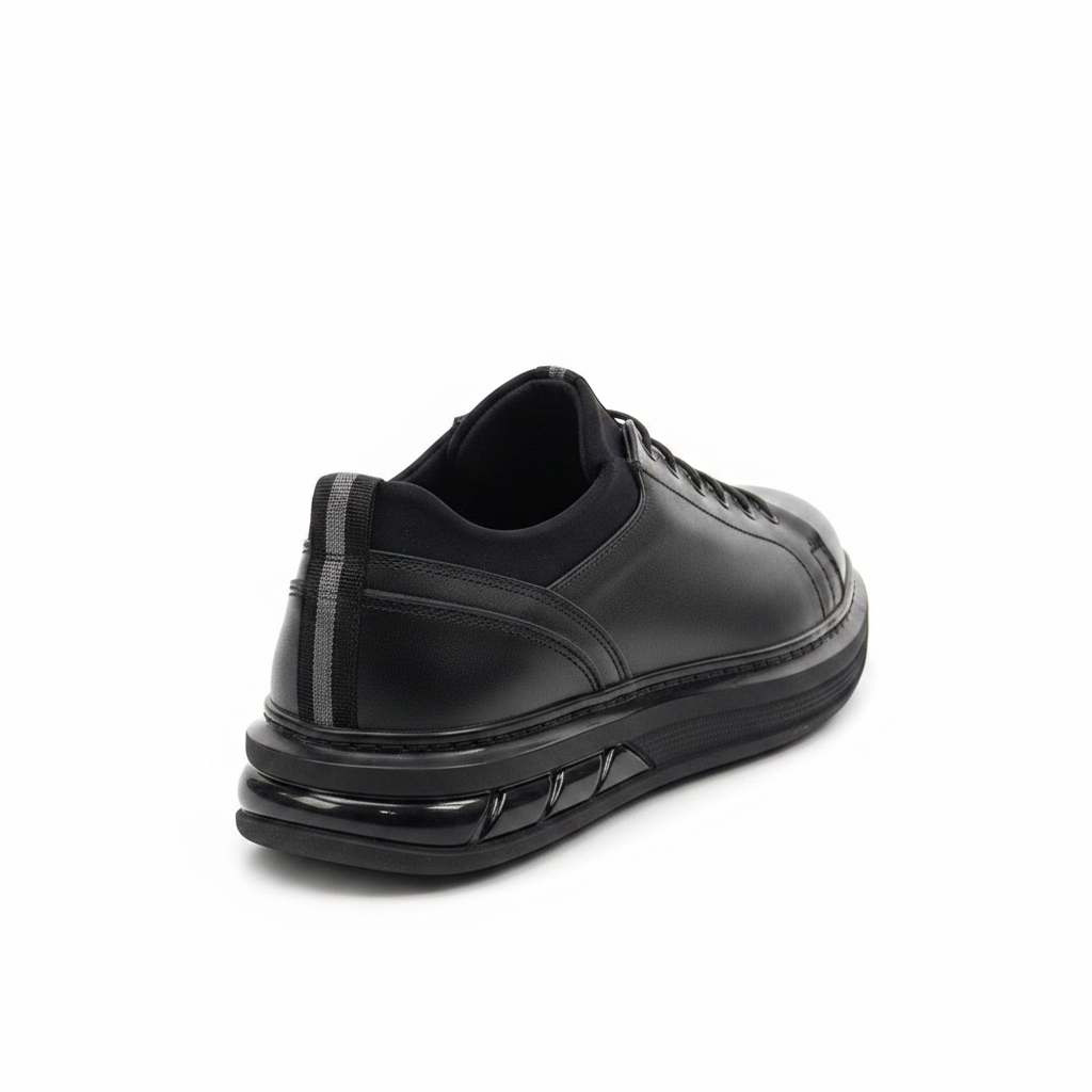 Dericibey Hakiki Deri Sneaker – Siyah
