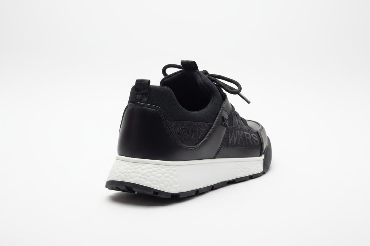 Wickers WKRS Siyah Beyaz Taban Premium Sneaker