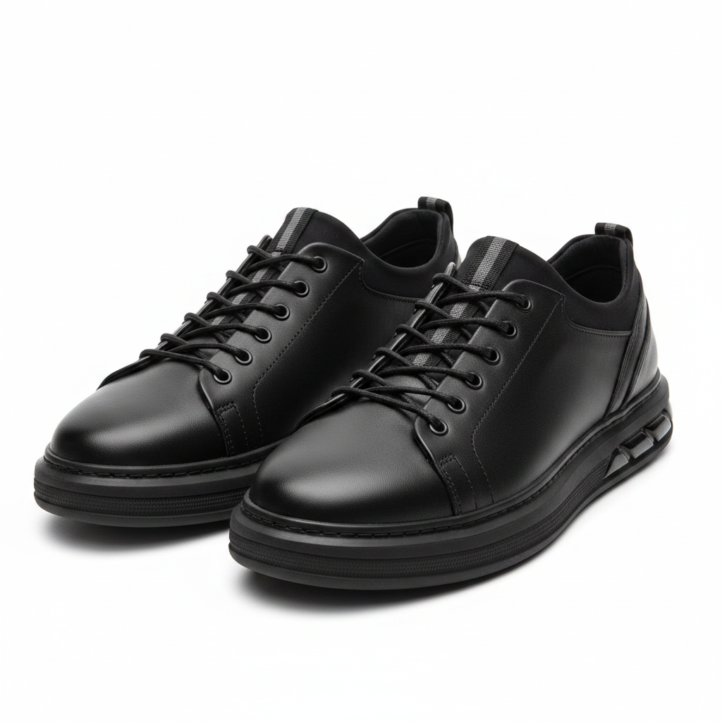 Dericibey Hakiki Deri Sneaker – Siyah