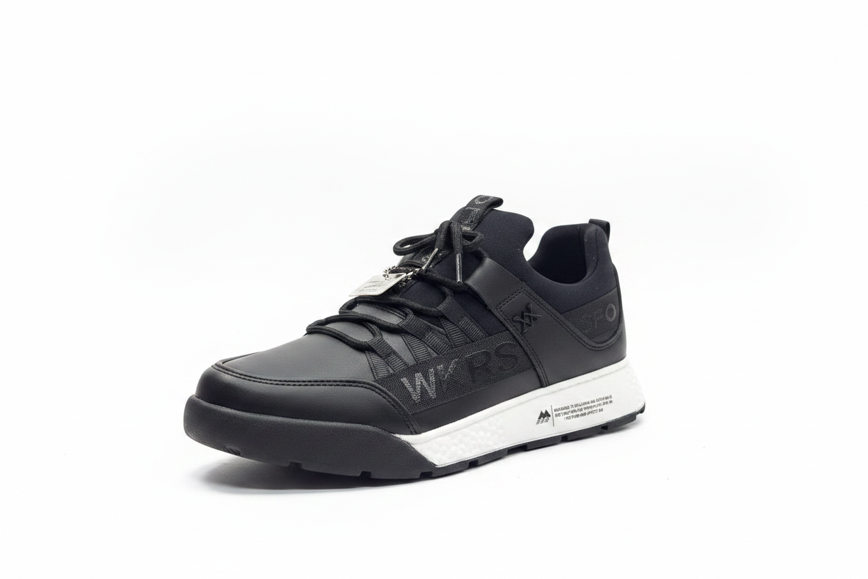 Wickers WKRS Siyah Beyaz Taban Premium Sneaker