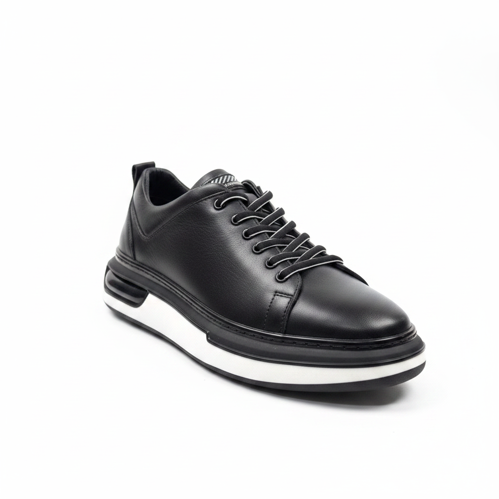 Dericibey Hakiki Deri Air-Sole Sneaker – Siyah