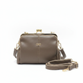 Vizon Vintage Frame Çanta – Altın Tokalı Retro Doctor Bag