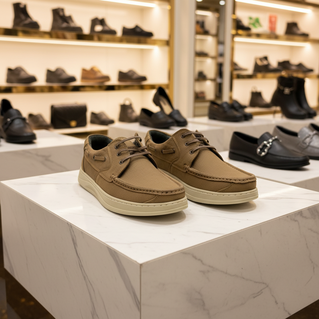Camel Deri Loafer Sneaker – Erkek Günlük Ayakkabı