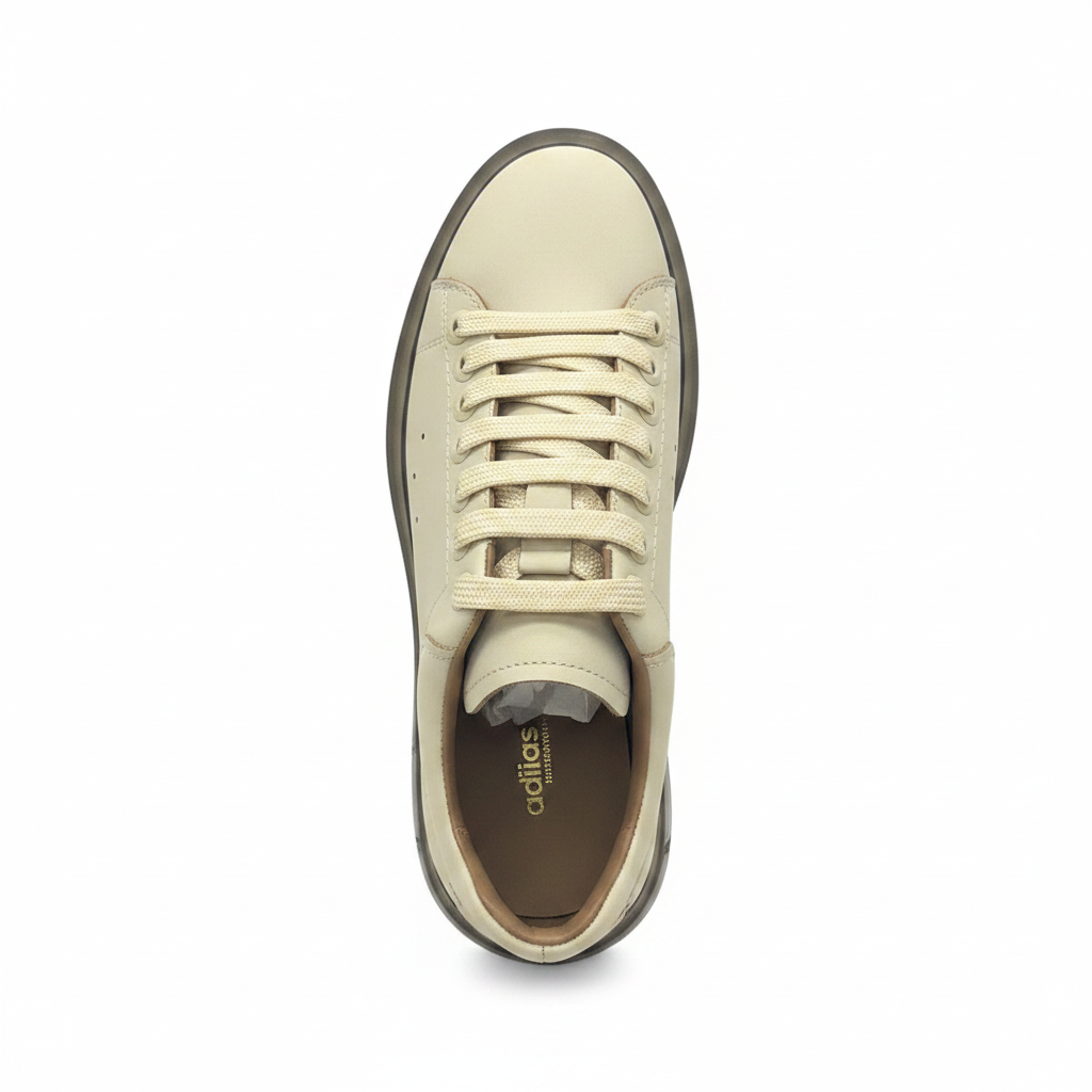 Dericibey Hakiki Deri Chunky Sneaker – Krem
