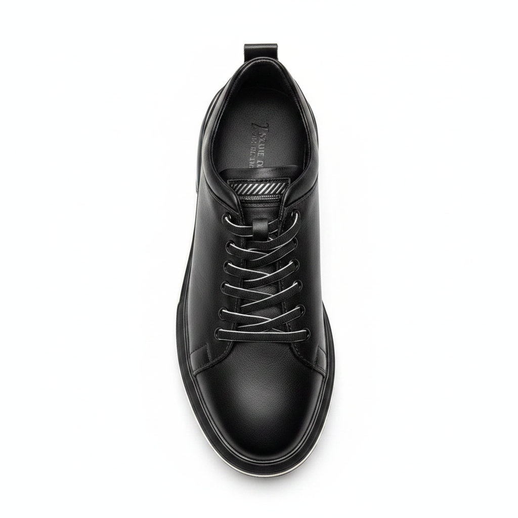 Dericibey Hakiki Deri Air-Sole Sneaker – Siyah