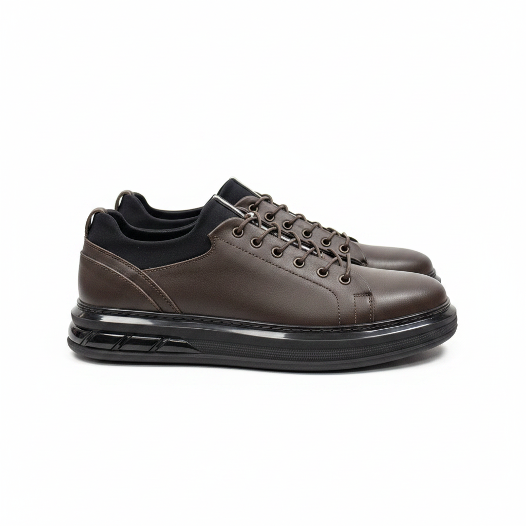 Dericibey Hakiki Deri Sneaker – Kahverengi